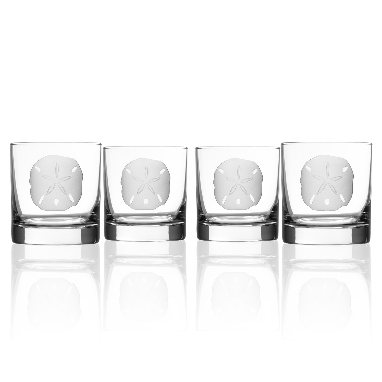 Sand Dollar Rocks Glasses